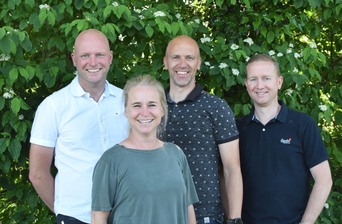 Leden: Erik Lanting, Maaike Coenen, Rob Jilisen,  Freek Willems 